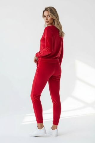 Welurowy komplet Velvet Soul Set czerwony