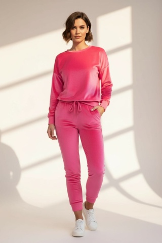 Welurowy komplet Velvet Soul Set fuksja