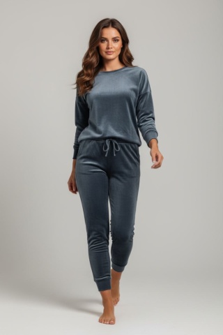 Welurowy komplet Velvet Soul Set grafit